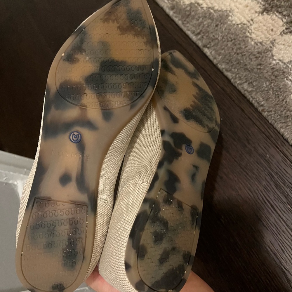 Rothy’s Pointed Flat Size 9. Color Ecru - image 2